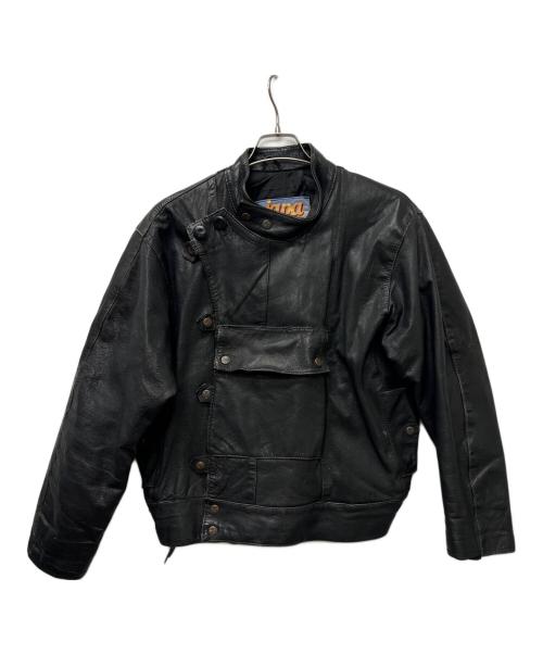 japa（japa）japa (japa) モーターサイクルジャケット ブラック サイズ:３の古着・服飾アイテム