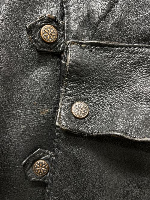 japa（japa）japa (japa) モーターサイクルジャケット ブラック サイズ:３の古着・服飾アイテム