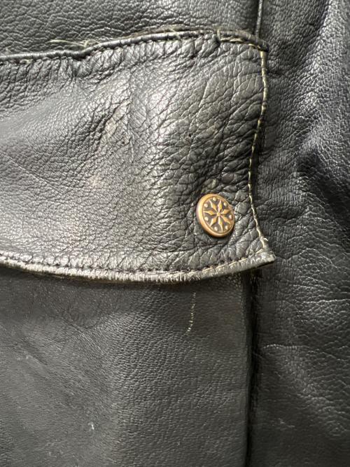 japa（japa）japa (japa) モーターサイクルジャケット ブラック サイズ:３の古着・服飾アイテム