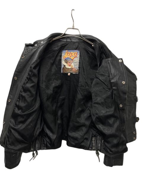 japa（japa）japa (japa) モーターサイクルジャケット ブラック サイズ:３の古着・服飾アイテム