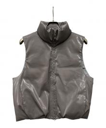 Omar Afridi（オマールアフリディ）の古着「ダウンベスト」｜グレー