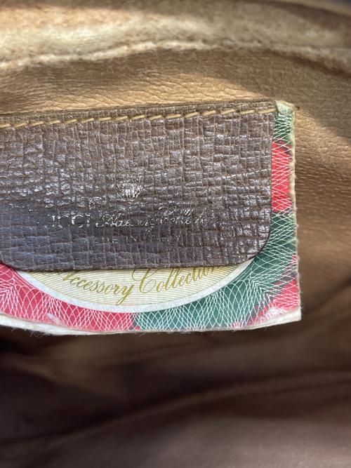 GUCCI（グッチ）GUCCI (グッチ) ショルダーバッグ ブラウンの古着・服飾アイテム