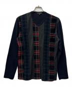COMME des GARCONS HOMMEコムデギャルソン オム）の古着「薄手ニット」｜ネイビー