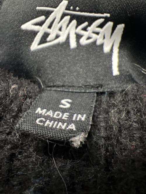 stussy（ステューシー）stussy (ステューシー) モヘア混チェックニット グリーン サイズ:Ｓの古着・服飾アイテム