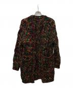 CABANキャバン）の古着「ウールミックス ハンドニットカーディガン」｜ブラック