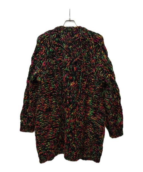 CABAN（キャバン）CABAN (キャバン) ウールミックス ハンドニットカーディガン ブラック サイズ:FREEの古着・服飾アイテム