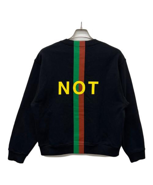 GUCCI（グッチ）GUCCI (グッチ) クルーネックスウェット ネイビー サイズ:ＸＳの古着・服飾アイテム