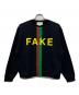 GUCCI（グッチ）の古着「クルーネックスウェット」｜ネイビー