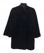 VALENTINOヴァレンティノ）の古着「ミンクコート」｜ブラック