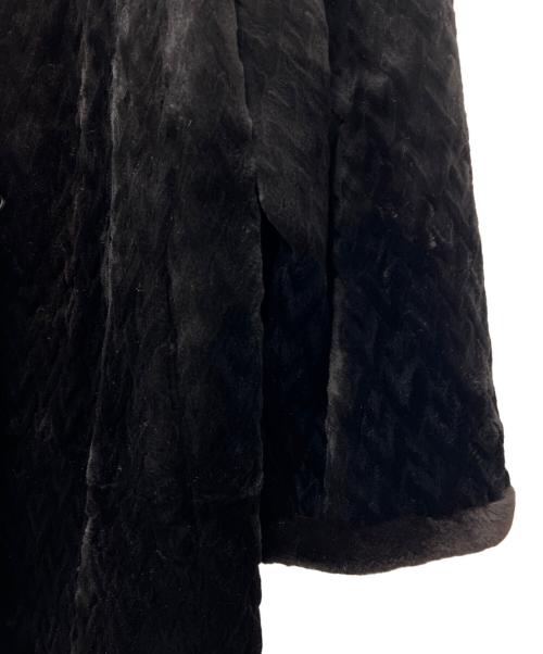 VALENTINO（ヴァレンティノ）VALENTINO (ヴァレンティノ) ミンクコート ブラック サイズ:FREEの古着・服飾アイテム