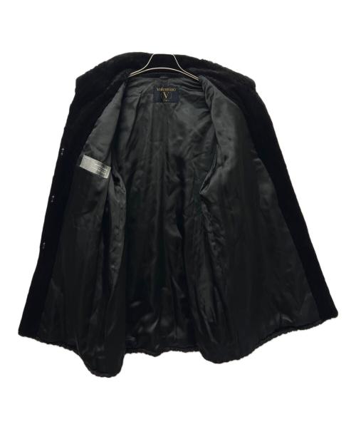 VALENTINO（ヴァレンティノ）VALENTINO (ヴァレンティノ) ミンクコート ブラック サイズ:FREEの古着・服飾アイテム