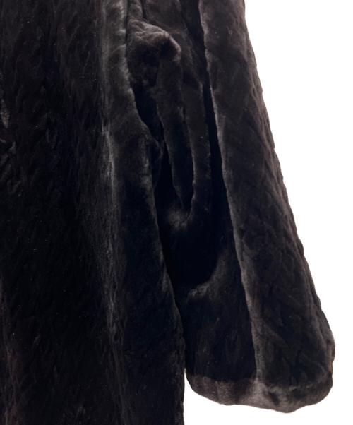 VALENTINO（ヴァレンティノ）VALENTINO (ヴァレンティノ) ミンクコート ブラック サイズ:FREEの古着・服飾アイテム