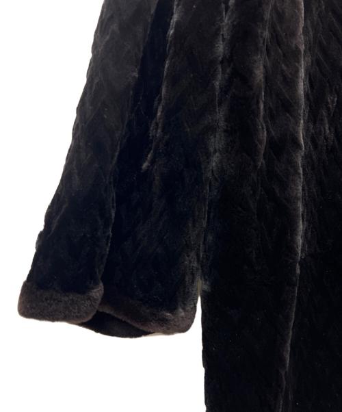 VALENTINO（ヴァレンティノ）VALENTINO (ヴァレンティノ) ミンクコート ブラック サイズ:FREEの古着・服飾アイテム