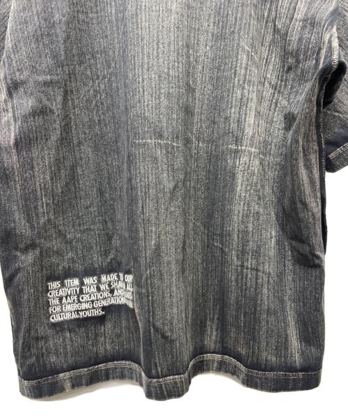 Aape BY A BATHING APE（エーエイプ バイ アベイシングエイプ）Aape BY A BATHING APE (エーエイプ バイ アベイシングエイプ) 半袖カットソー グレー サイズ:Ｓの古着・服飾アイテム