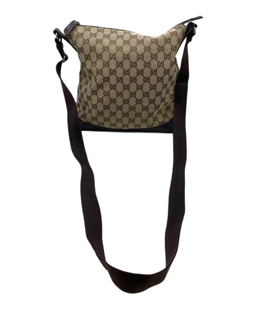 GUCCI（グッチ）GUCCI (グッチ) ショルダーバッグ ベージュ×ブラウンの古着・服飾アイテム
