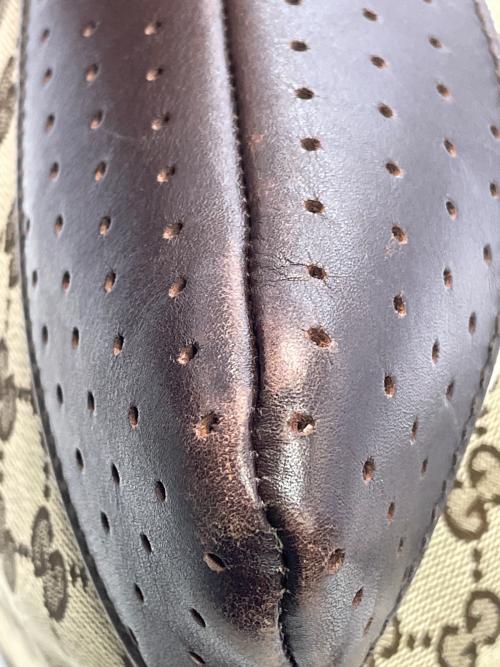 GUCCI（グッチ）GUCCI (グッチ) ショルダーバッグ ベージュ×ブラウンの古着・服飾アイテム