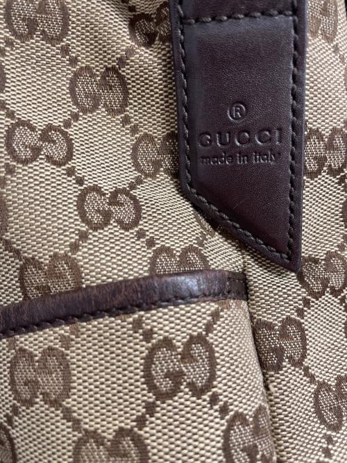 GUCCI（グッチ）GUCCI (グッチ) ショルダーバッグ ベージュ×ブラウンの古着・服飾アイテム