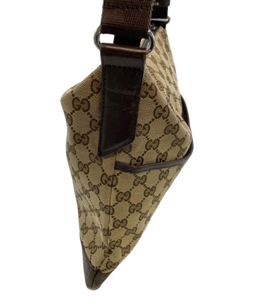 GUCCI（グッチ）GUCCI (グッチ) ショルダーバッグ ベージュ×ブラウンの古着・服飾アイテム
