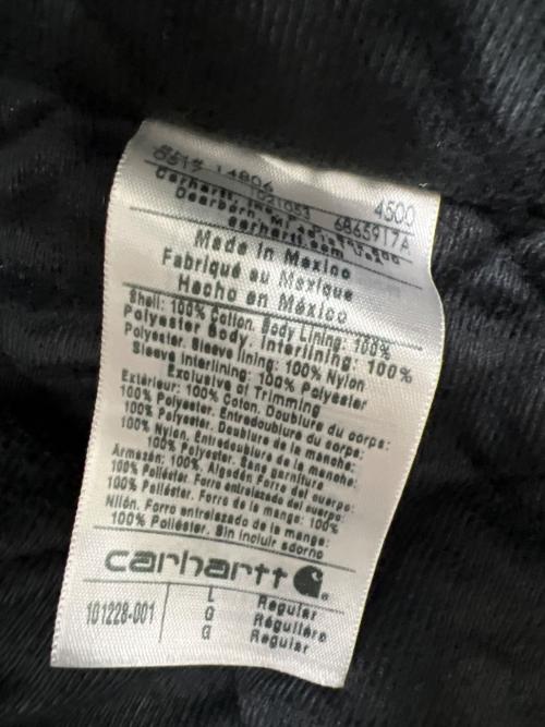 CarHartt（カーハート）CarHartt (カーハート) バンクストンジャケット ブラック サイズ:Ｌの古着・服飾アイテム