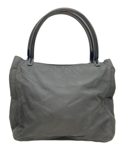 PRADA（プラダ）PRADA (プラダ) ナイロンハンドバッグ ブラックの古着・服飾アイテム