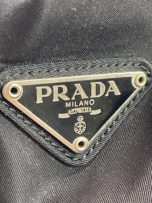 PRADA（プラダ）PRADA (プラダ) ナイロンハンドバッグ ブラックの古着・服飾アイテム