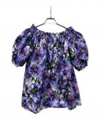 DOLCE & GABBANAドルチェ＆ガッバーナ）の古着「半袖ブラウス」｜パープル