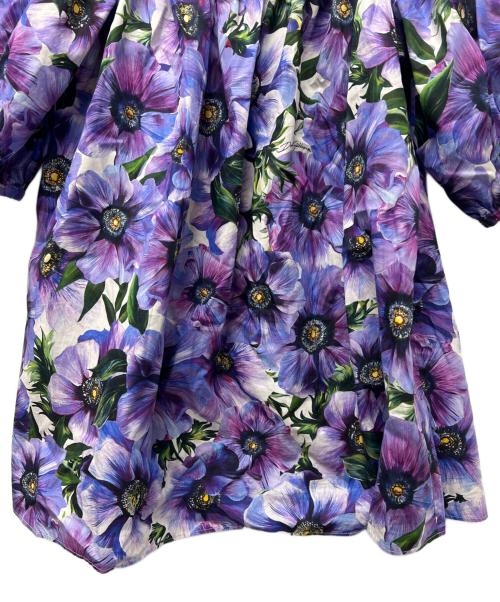 DOLCE & GABBANA（ドルチェ＆ガッバーナ）DOLCE & GABBANA (ドルチェ＆ガッバーナ) 半袖ブラウス パープル サイズ:３８の古着・服飾アイテム