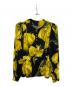 DOLCE & GABBANA（ドルチェ＆ガッバーナ）の古着「長袖ブラウス」｜イエロー×ブラック