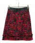 DOLCE & GABBANA（ドルチェ＆ガッバーナ）の古着「ミニスカート」｜レッド×ブラック