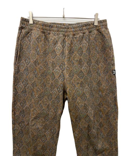 stussy（ステューシー）stussy (ステューシー) スウェットパンツ ブラウン サイズ:Ｌの古着・服飾アイテム