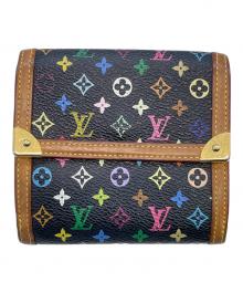 LOUIS VUITTON（ルイ ヴィトン）の古着「ポルトモネ・ビエ・カルトクレディ」｜ブラック