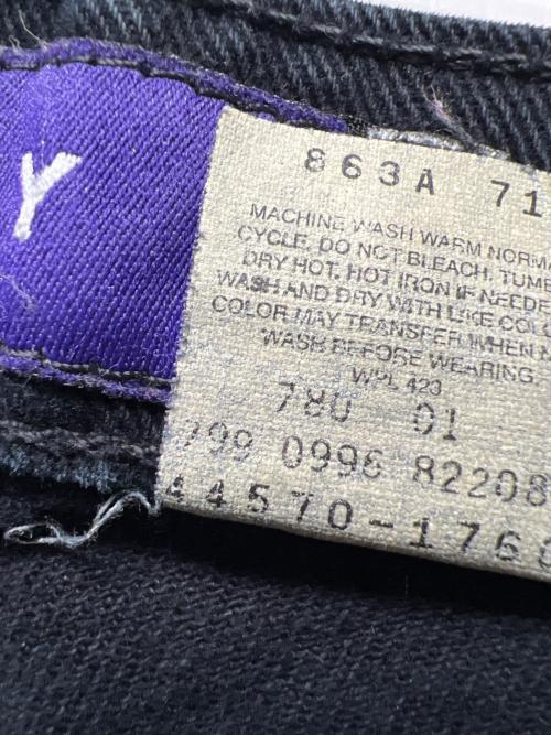 LEVI'S（リーバイス）LEVI'S (リーバイス) バギーデニムパンツ ブラック サイズ:３８の古着・服飾アイテム