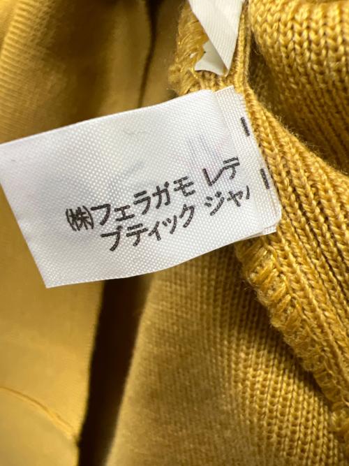 Salvatore Ferragamo（サルヴァトーレ フェラガモ）Salvatore Ferragamo (サルヴァトーレ フェラガモ) 薄手カーディガン ブラウン サイズ:Mの古着・服飾アイテム