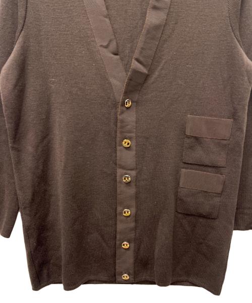 Salvatore Ferragamo（サルヴァトーレ フェラガモ）Salvatore Ferragamo (サルヴァトーレ フェラガモ) 薄手カーディガン イエロー サイズ:Ｓの古着・服飾アイテム