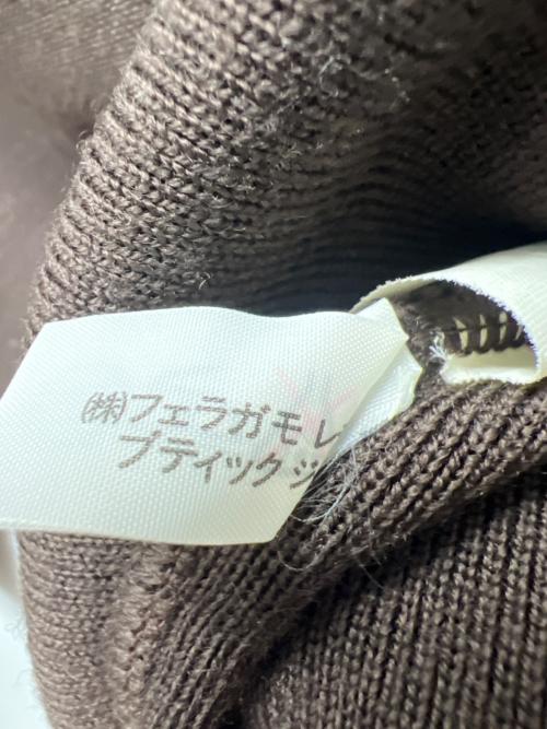 Salvatore Ferragamo（サルヴァトーレ フェラガモ）Salvatore Ferragamo (サルヴァトーレ フェラガモ) 薄手カーディガン イエロー サイズ:Ｓの古着・服飾アイテム