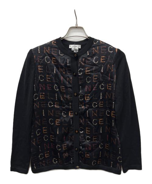 CELINE（セリーヌ）CELINE (セリーヌ) 薄手カーディガン ブラック サイズ:40の古着・服飾アイテム