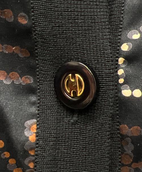 CELINE（セリーヌ）CELINE (セリーヌ) 薄手カーディガン ブラック サイズ:40の古着・服飾アイテム