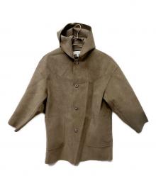 HYKE（ハイク）の古着「スウェードコート」｜ベージュ