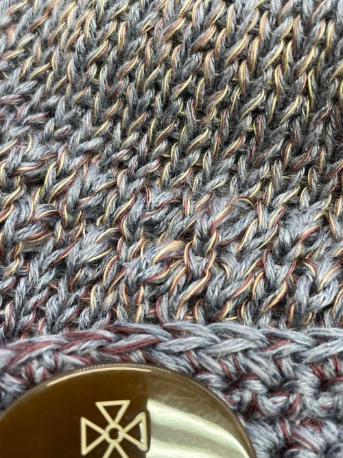 Vivienne Westwood（ヴィヴィアンウエストウッド）Vivienne Westwood (ヴィヴィアンウエストウッド) ニットキャップ ブルーの古着・服飾アイテム