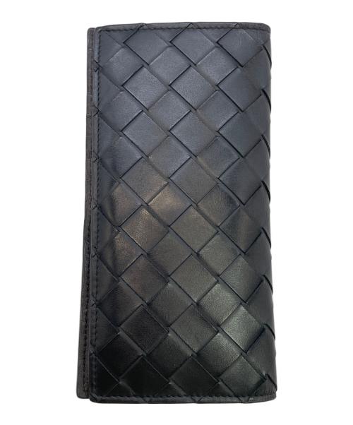 BOTTEGA VENETA（ボッテガベネタ）BOTTEGA VENETA (ボッテガベネタ) 長財布 ブラックの古着・服飾アイテム