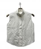 HERMESエルメス）の古着「ノースリーブブラウス」｜ホワイト