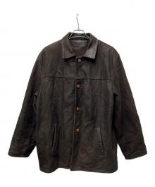 giorgio 1966 leather factory（ジョルジオ1966レザーファクトリー）の古着「レザージャケット」｜ブラック