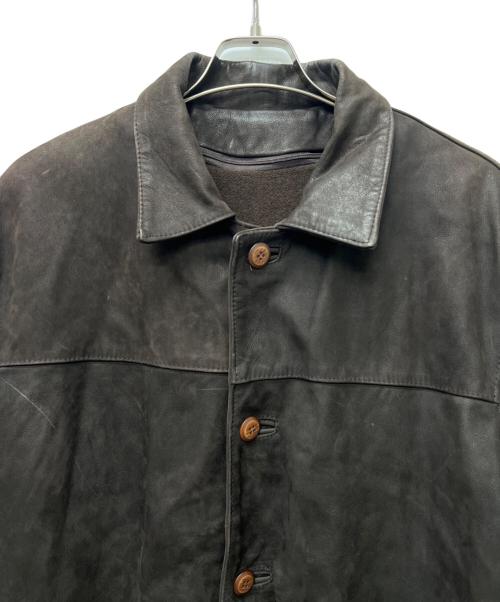 giorgio 1966 leather factory（ジョルジオ1966レザーファクトリー）giorgio 1966 leather factory (ジョルジオ1966レザーファクトリー) レザージャケット ブラック サイズ:Ｌの古着・服飾アイテム