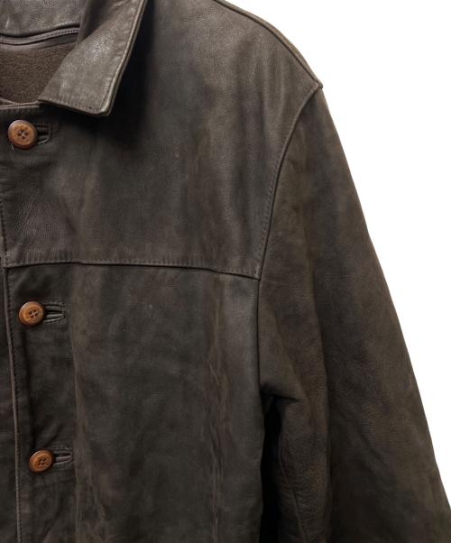 giorgio 1966 leather factory（ジョルジオ1966レザーファクトリー）giorgio 1966 leather factory (ジョルジオ1966レザーファクトリー) レザージャケット ブラック サイズ:Ｌの古着・服飾アイテム