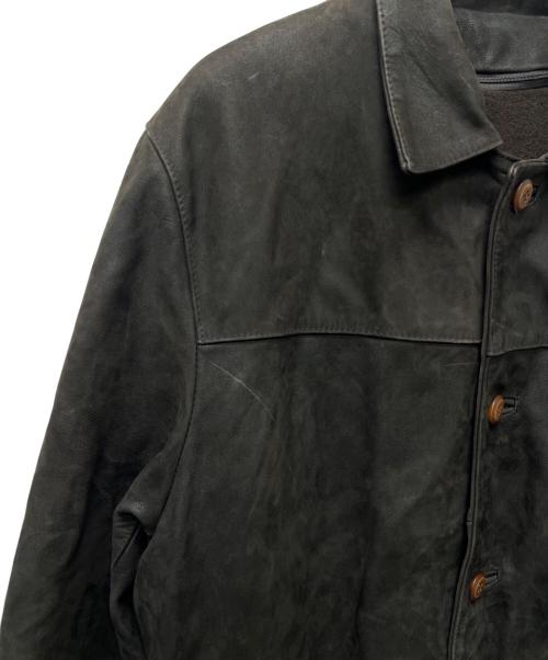 giorgio 1966 leather factory（ジョルジオ1966レザーファクトリー）giorgio 1966 leather factory (ジョルジオ1966レザーファクトリー) レザージャケット ブラック サイズ:Ｌの古着・服飾アイテム