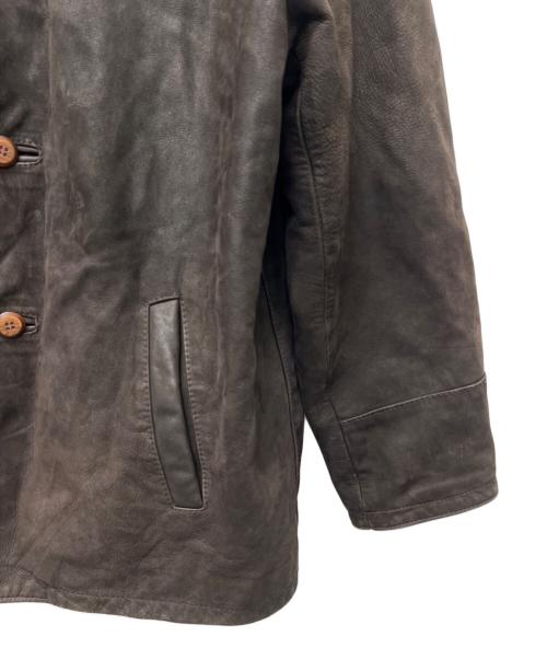 giorgio 1966 leather factory（ジョルジオ1966レザーファクトリー）giorgio 1966 leather factory (ジョルジオ1966レザーファクトリー) レザージャケット ブラック サイズ:Ｌの古着・服飾アイテム