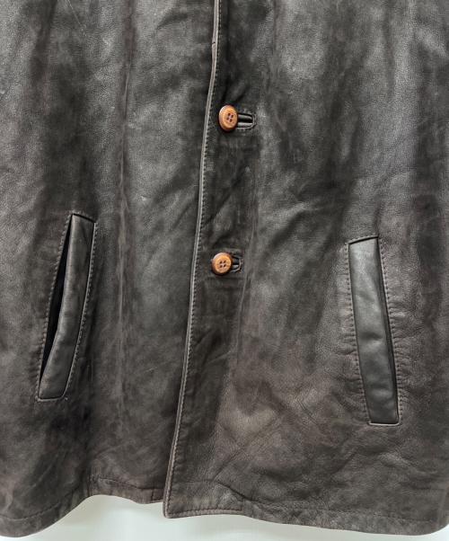 giorgio 1966 leather factory（ジョルジオ1966レザーファクトリー）giorgio 1966 leather factory (ジョルジオ1966レザーファクトリー) レザージャケット ブラック サイズ:Ｌの古着・服飾アイテム