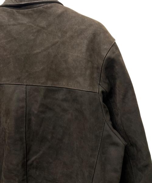 giorgio 1966 leather factory（ジョルジオ1966レザーファクトリー）giorgio 1966 leather factory (ジョルジオ1966レザーファクトリー) レザージャケット ブラック サイズ:Ｌの古着・服飾アイテム