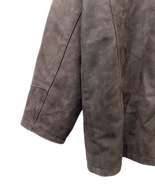 giorgio 1966 leather factory（ジョルジオ1966レザーファクトリー）giorgio 1966 leather factory (ジョルジオ1966レザーファクトリー) レザージャケット ブラック サイズ:Ｌの古着・服飾アイテム