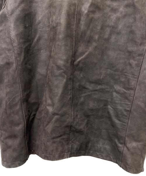 giorgio 1966 leather factory（ジョルジオ1966レザーファクトリー）giorgio 1966 leather factory (ジョルジオ1966レザーファクトリー) レザージャケット ブラック サイズ:Ｌの古着・服飾アイテム